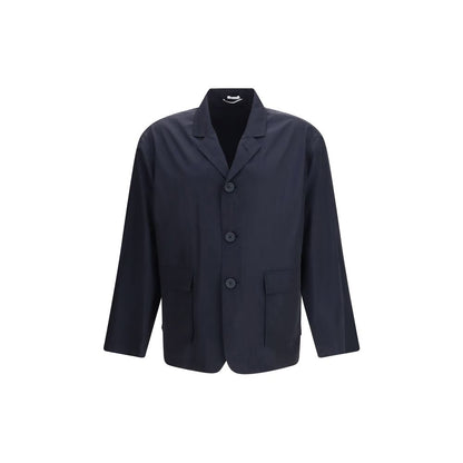 Thom Browne Blue Polyester Coat 1,1728,2,3,4,72470364320,Blue,Clothing,Coats - Jackets & Coats - Clothing,Jackets & Coats - Clothing,Men,New with tags,Thom Browne
