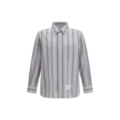 Thom Browne Gray Cotton Pattern Shirt 1,1728,2,4,72470364320,Clothing,Gray,Men,New with tags,Pattern - Shirts - Clothing,Shirts - Clothing,Thom Browne