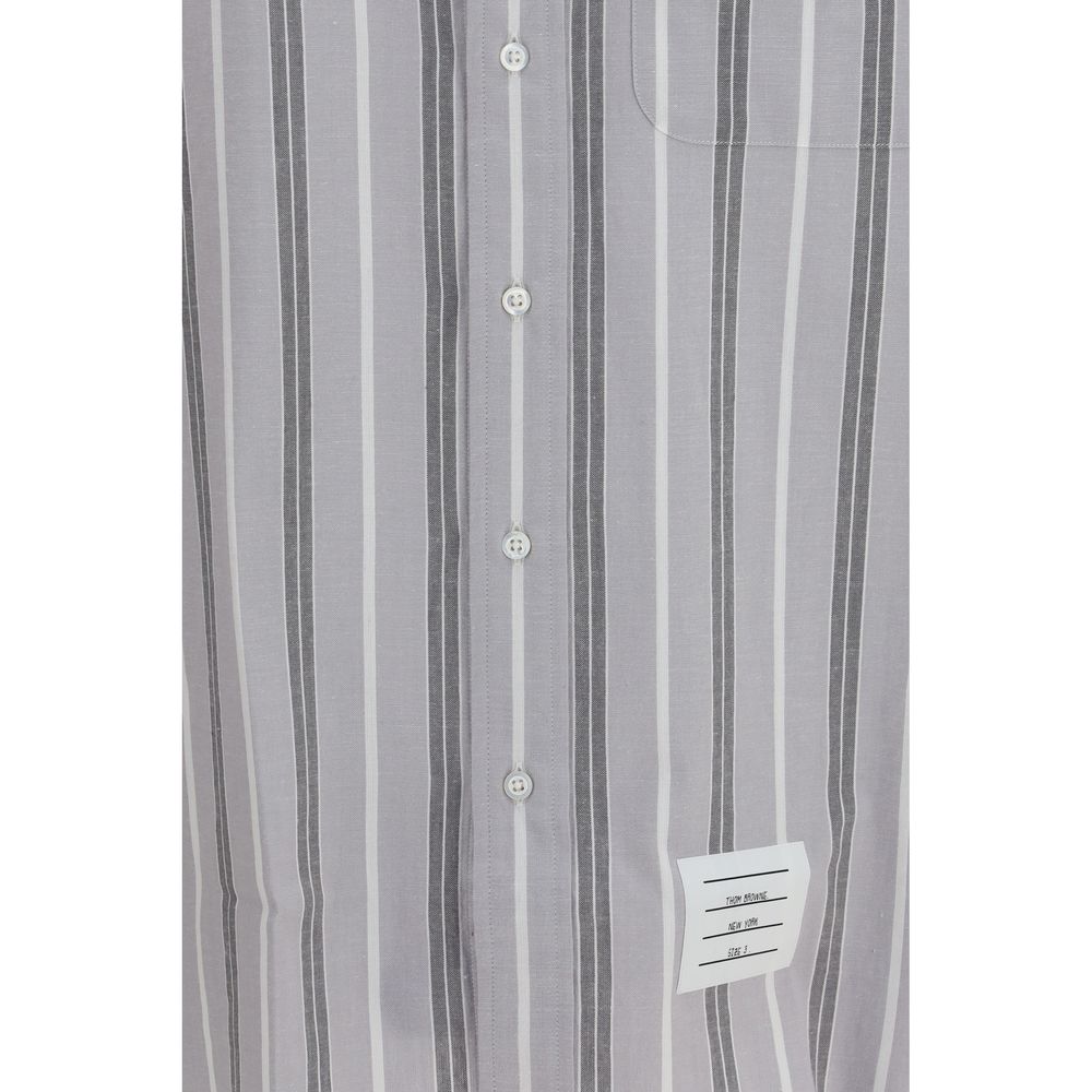 Thom Browne Gray Cotton Pattern Shirt 1,1728,2,4,72470364320,Clothing,Gray,Men,New with tags,Pattern - Shirts - Clothing,Shirts - Clothing,Thom Browne