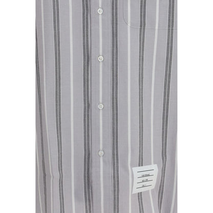 Thom Browne Gray Cotton Pattern Shirt 1,1728,2,4,72470364320,Clothing,Gray,Men,New with tags,Pattern - Shirts - Clothing,Shirts - Clothing,Thom Browne