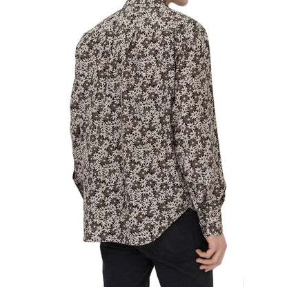Tom Ford Bicolor Cotton Pattern Shirt 1728,40,41,72470364320,Bicolor,Clothing,Men,New with tags,Pattern - Shirts - Clothing,Shirts - Clothing,Tom Ford