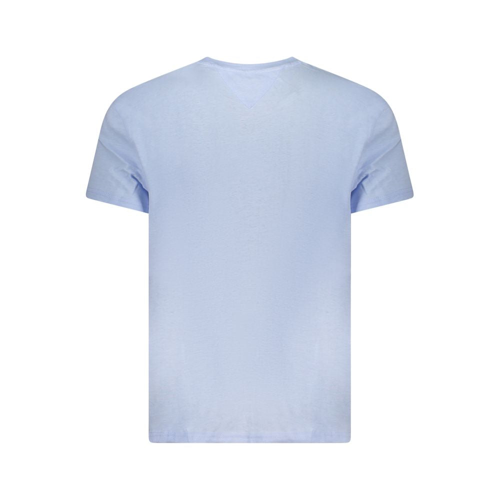 Tommy Hilfiger Azzurro Cotton Men's T-Shirt