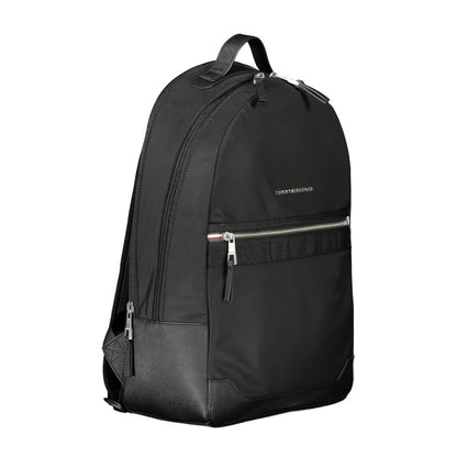 Tommy Hilfiger Black Polyester Men Backpack 1728,67403481248,Backpacks - Bags,Bags,Black,Men,New with tags,Tommy Hilfiger
