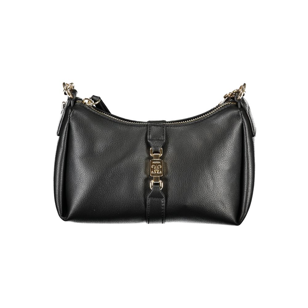 Tommy Hilfiger Black Polyester Women Shoulder Bag