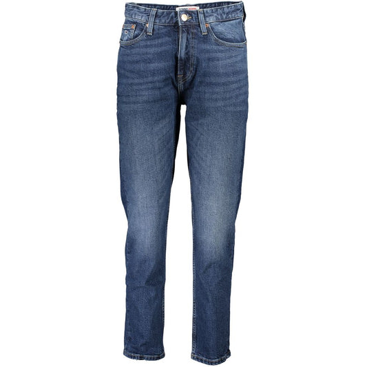 Tommy Hilfiger Blu Cotton Women Jeans Slim Ankle