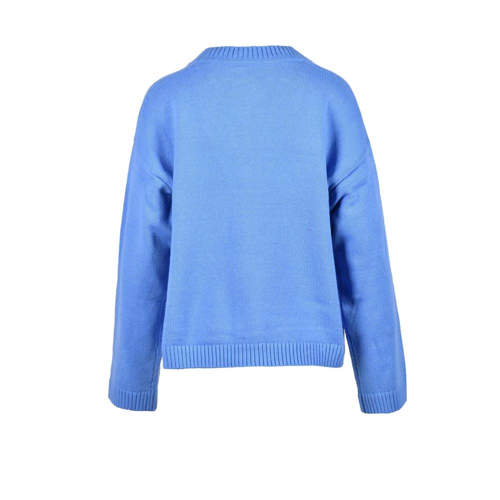 Tommy Hilfiger Blue Cotton Cardigan Tommy Hilfiger