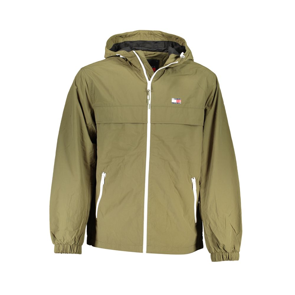 Tommy Hilfiger Green Polyamide Shell Jacket