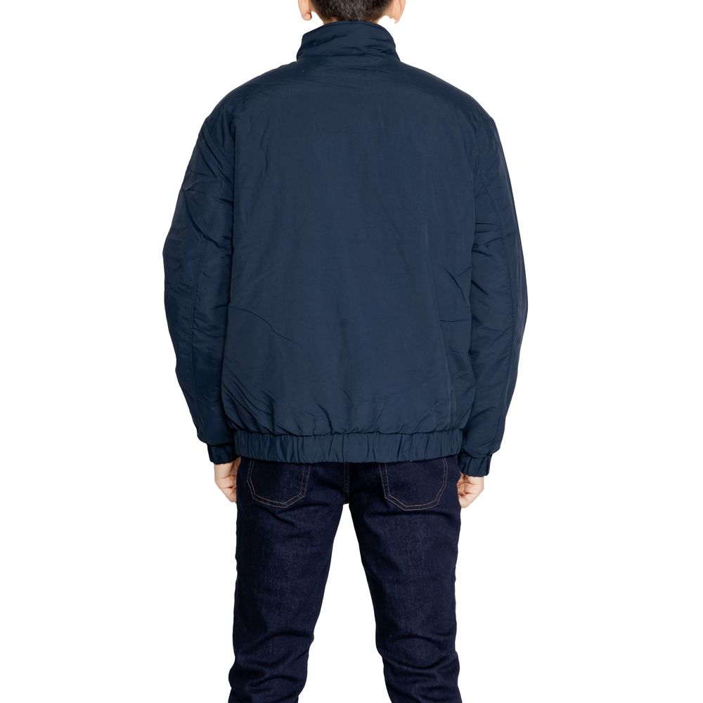 Tommy Hilfiger Jeans Blue Polyamide Bomber Tommy Hilfiger Jeans