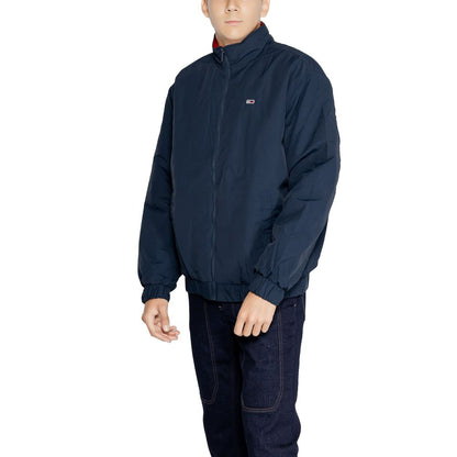 Tommy Hilfiger Jeans Blue Polyamide Bomber Tommy Hilfiger Jeans
