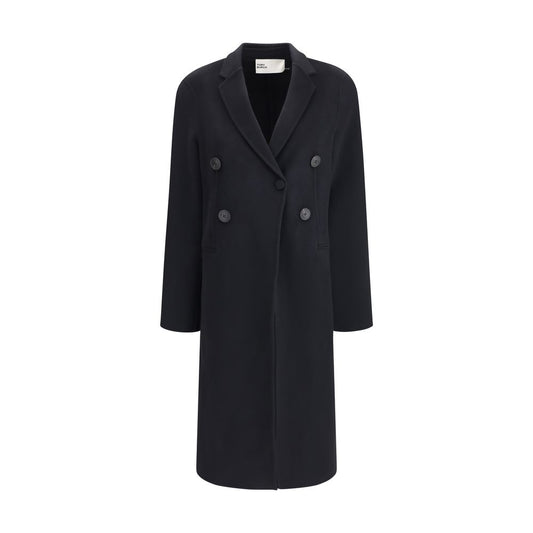 Tory Burch Black Wool Coat Tory Burch