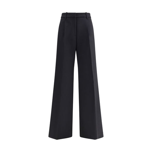True Royal Black Wool Casual Pants True Royal