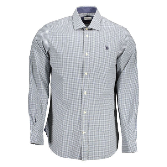 U.S. POLO ASSN. Azzurro Cotton Mens Shirt