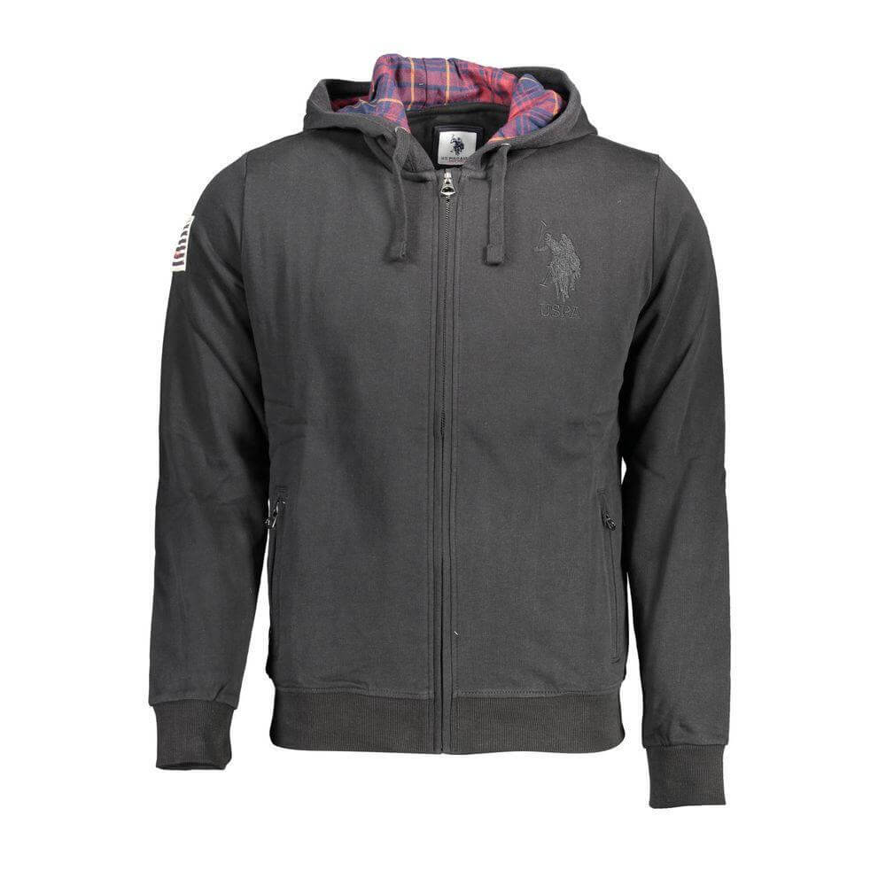 U.S. POLO ASSN. Black Cotton Men Sweatshirt U.S. POLO ASSN.