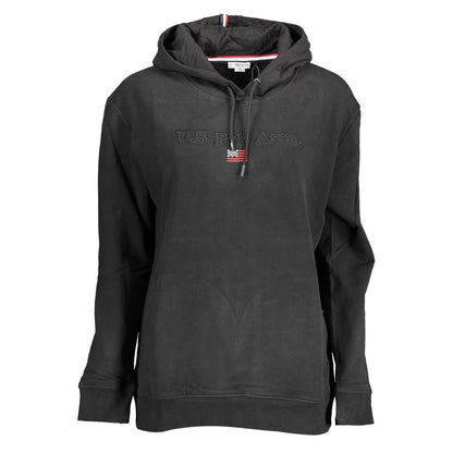 U.S. POLO ASSN. Black Cotton Women Sweatshirt U.S. POLO ASSN.
