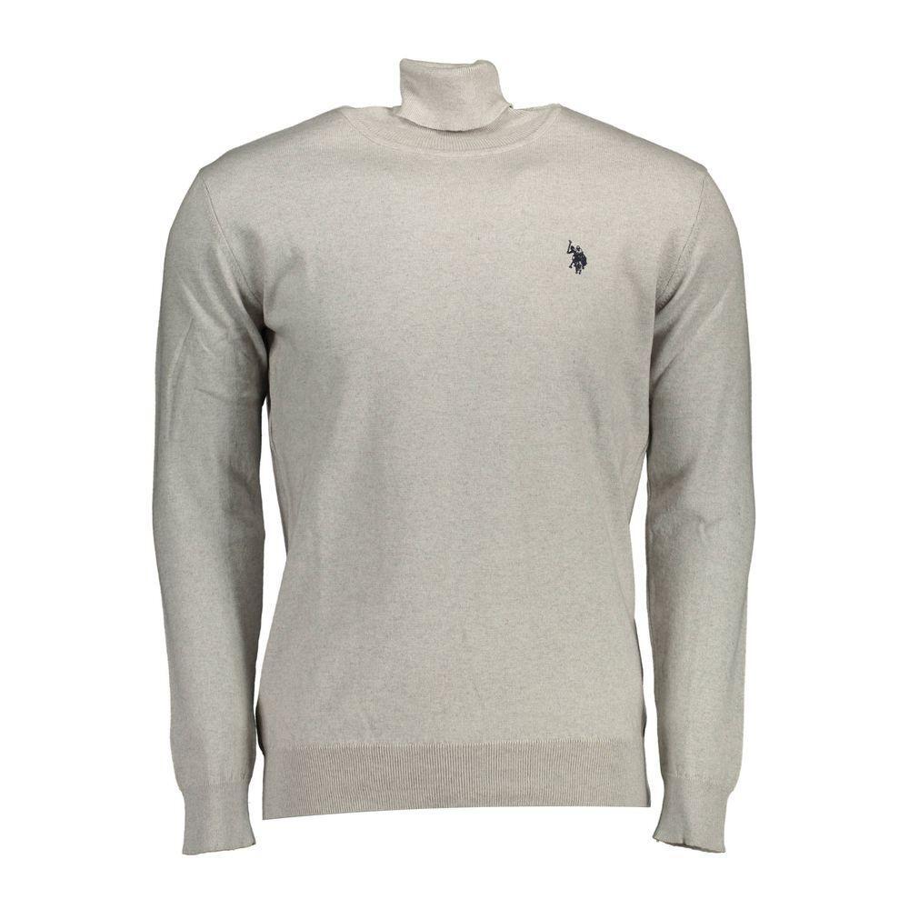 U.S. POLO ASSN. Gray Cotton Men's Sweater U.S. POLO ASSN.