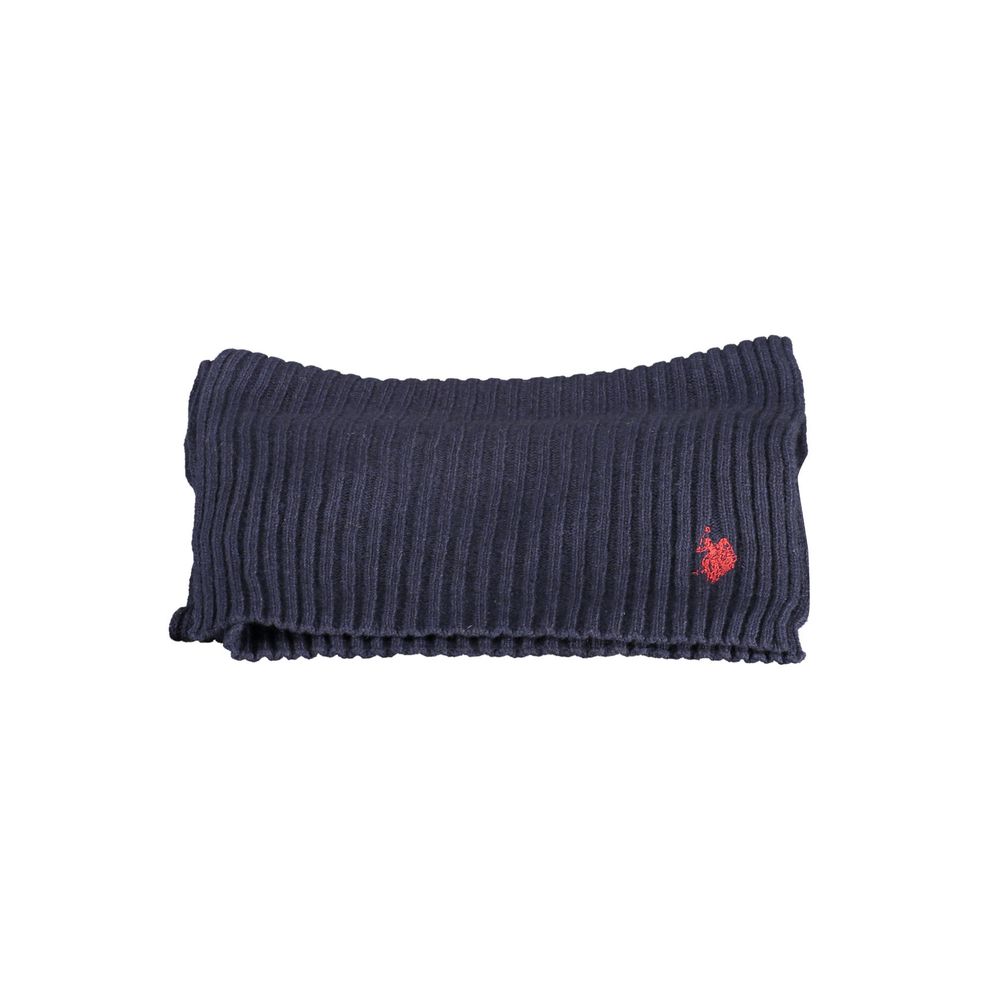 U.S. POLO ASSN. Blue Wool Men Scarf U.S. POLO ASSN.