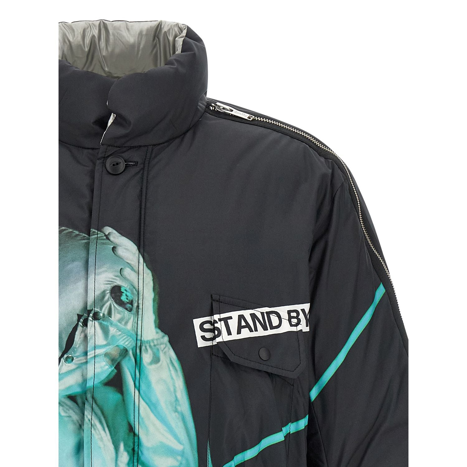 Undercover Black Polyester Shell Jacket