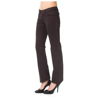 Ungaro Fever Brown Cotton Women's Pants