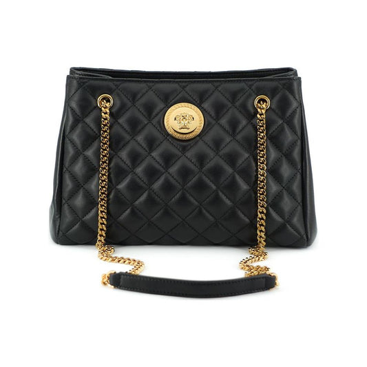 Versace | Elegant Quilted Nappa Leather Tote Bag| McRichard Designer Brands   