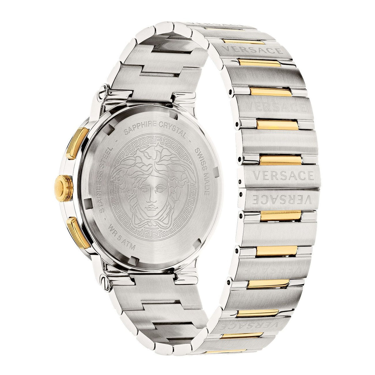 VERSACE Mod. GRECA LOGO CHRONOGRAPH - SILVER