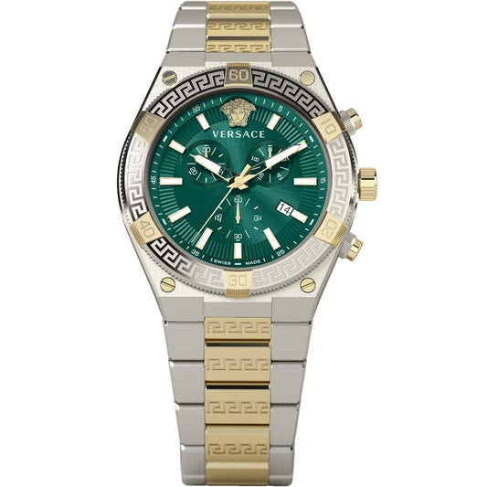 VERSACE Mod. V-SPORTY GRECA CHRONO - GREEN-0