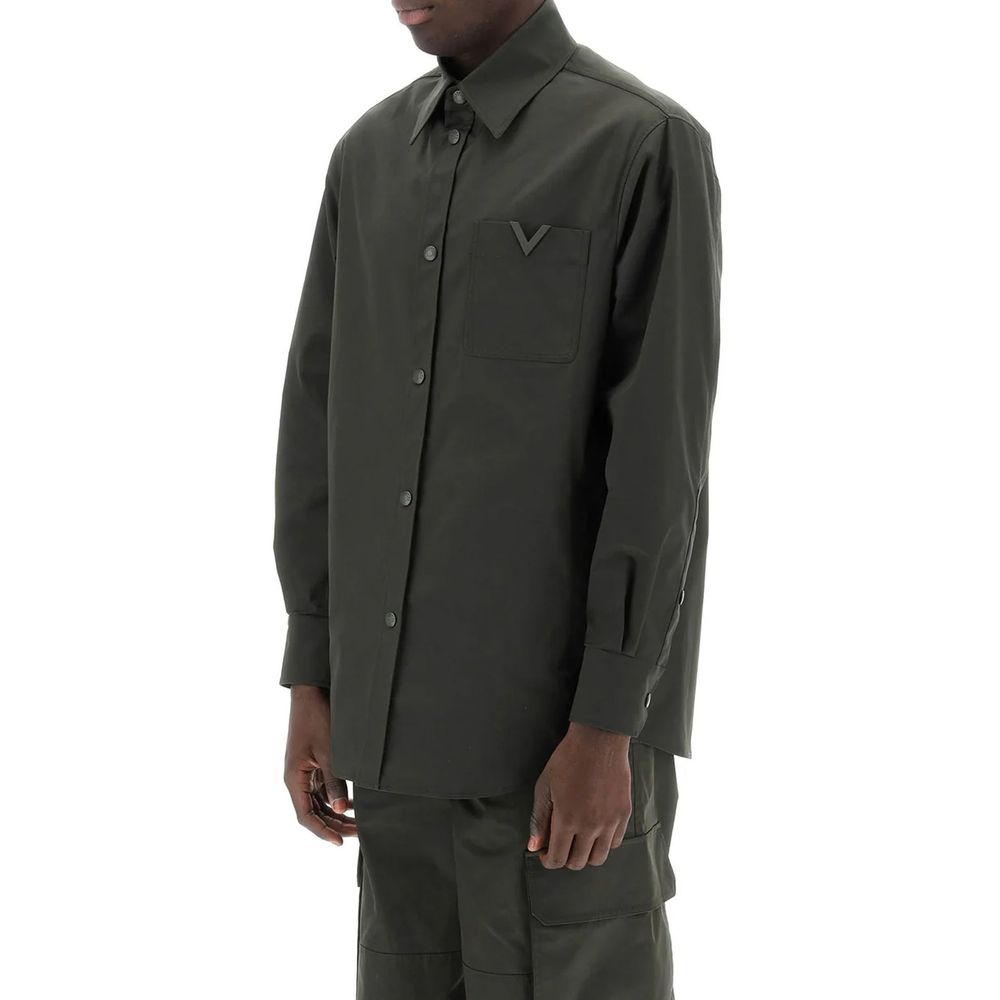 Valentino Bicolor Polyester Shell Jacket