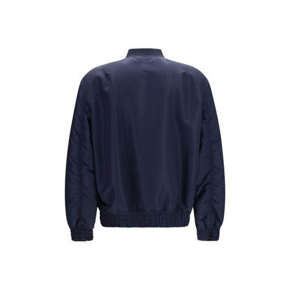 Valentino Blue Polyamide Bomber
