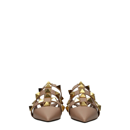 Valentino Garavani Pink Leather Sandals Valentino Garavani