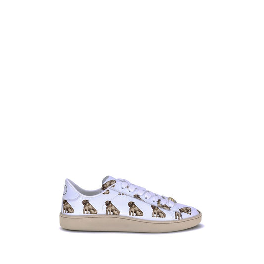Valentino Garavani White Calf Leather Bos Taurus Low Top Sneakers Valentino Garavani