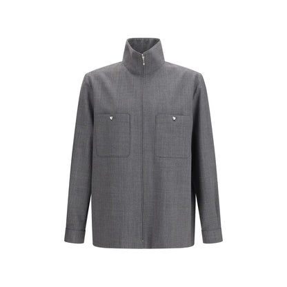 Valentino Gray Polyester Coat 1728,72470364320,Clothing,Coats - Jackets & Coats - Clothing,Gray,IT50 | L,IT52 | XL,Jackets & Coats - Clothing,Men,New with tags,Valentino