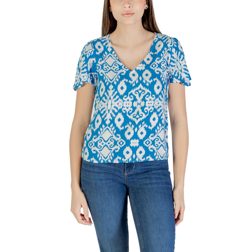 Vero Moda Blue Viscose Blouse