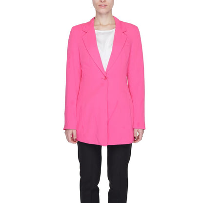 Vero Moda Pink Polyester Blazer Vero Moda