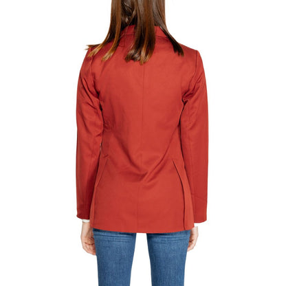 Vero Moda Red Polyester Blazer