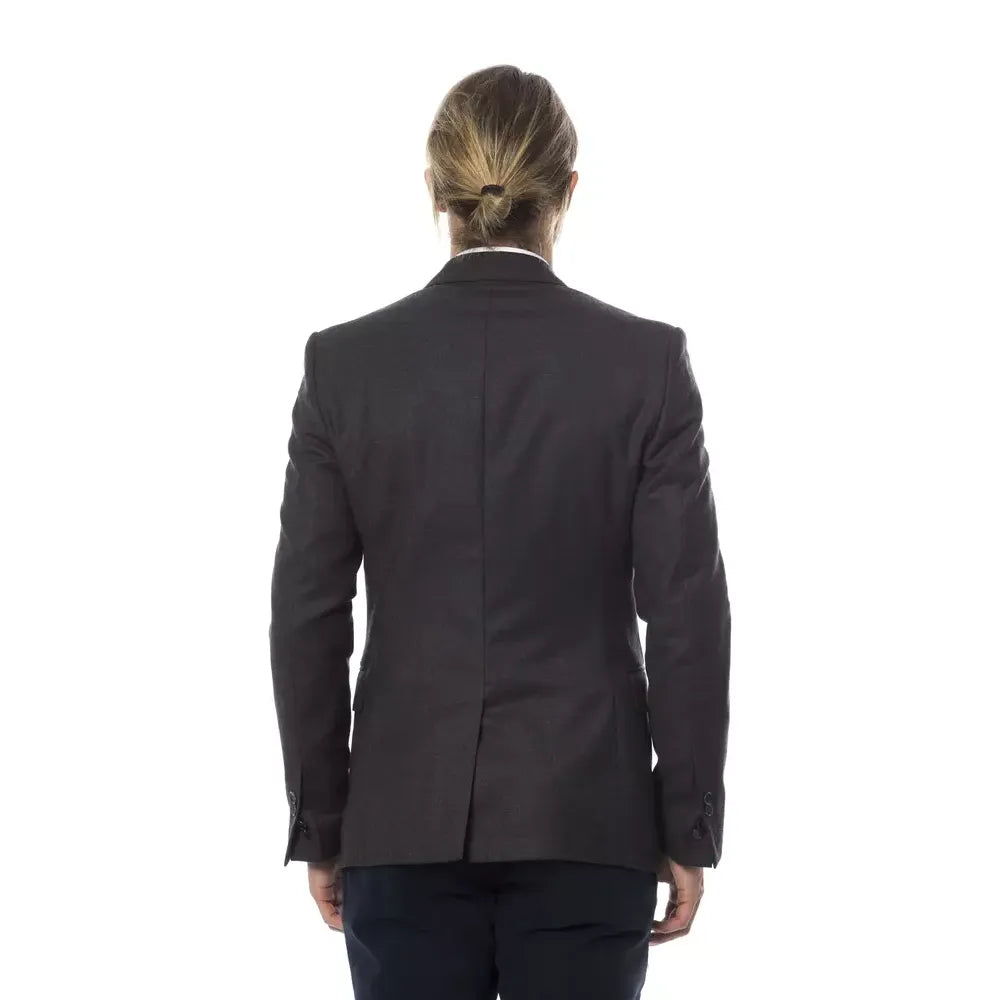 Verri Gray Wool Men Blazer