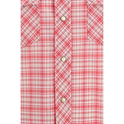 Versace Multicolor Cotton Pattern Shirt