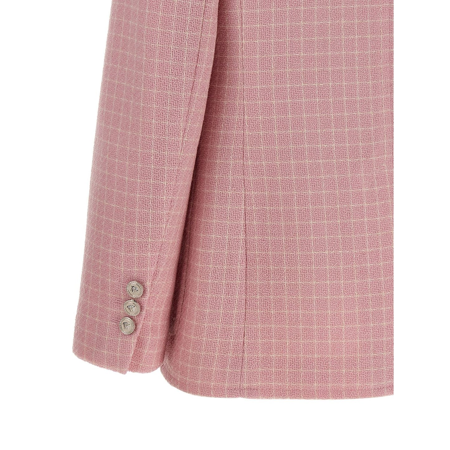 Versace Multicolor Virgin Wool Blazer