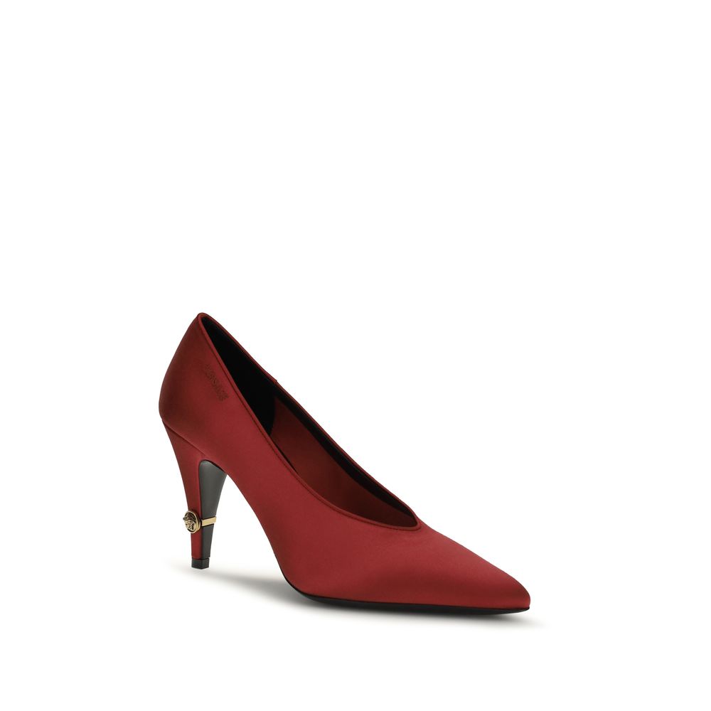 Versace Multicolor Viscose High Heel Pumps 1728,72470364320,EU36/US6,EU37.5/US7.5,EU37/US7,EU38.5/US8.5,EU38/US8,EU39/US9,EU40/US10,High Heel - Pumps - Shoes,Multicolor,New with tags,Pumps - Shoes,Shoes,Versace,Women