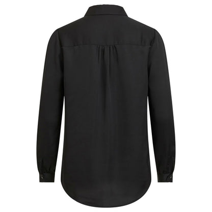 Vila Clothes Black Polyester Blouse Vila Clothes