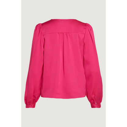 Vila Clothes Pink Polyester Blouse Vila Clothes