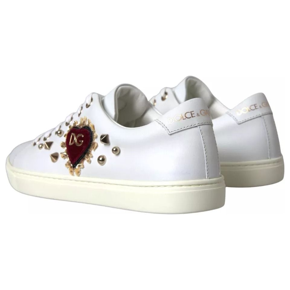 White Portofino Sacred Heart Sneakers Women Shoes