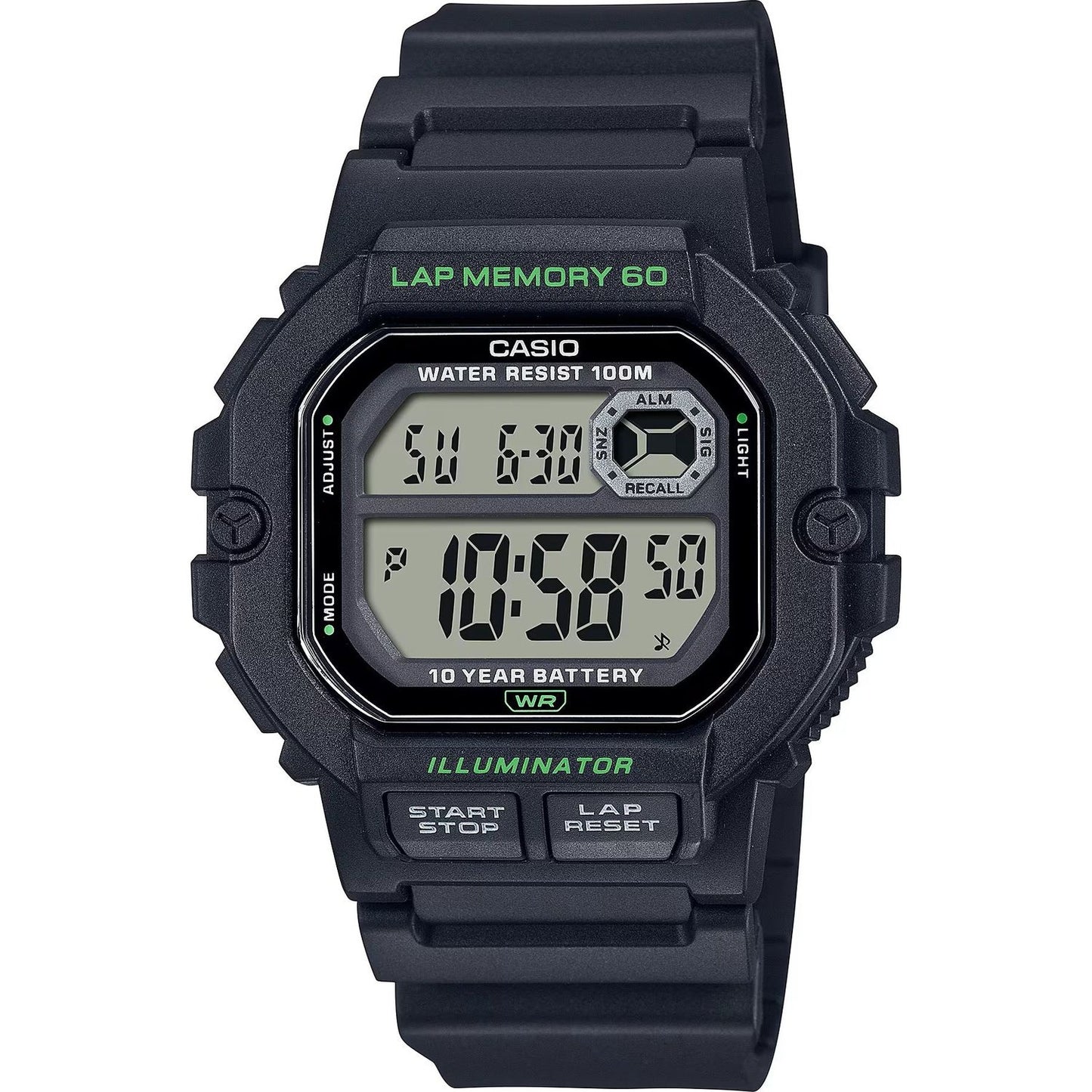 CASIO SPORT Mod. ILLUMINATOR LAP MEMORY 60 WATCHES
