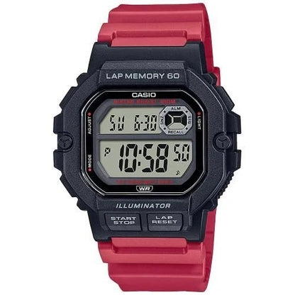 CASIO SPORT Mod. ILLUMINATOR LAP MEMORY 60 - RED-0