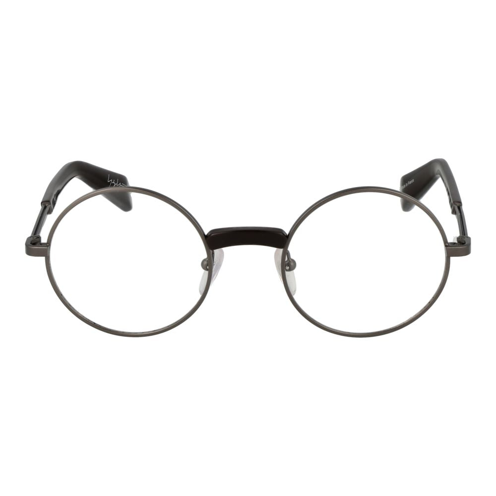 Yohji Yamamoto Gray Metal Glasses (Frames) Yohji Yamamoto