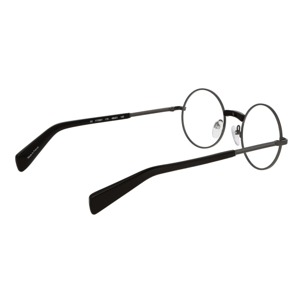 Yohji Yamamoto Gray Metal Glasses (Frames) Yohji Yamamoto