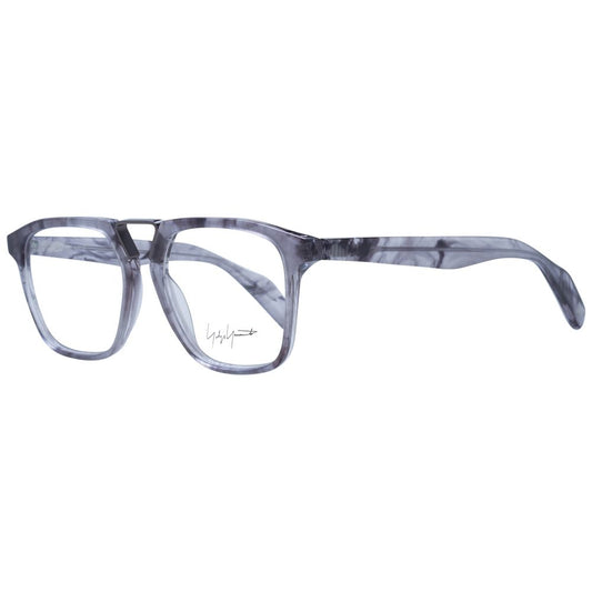 Yohji Yamamoto Gray Metal & Plastic Glasses (Frames) Yohji Yamamoto