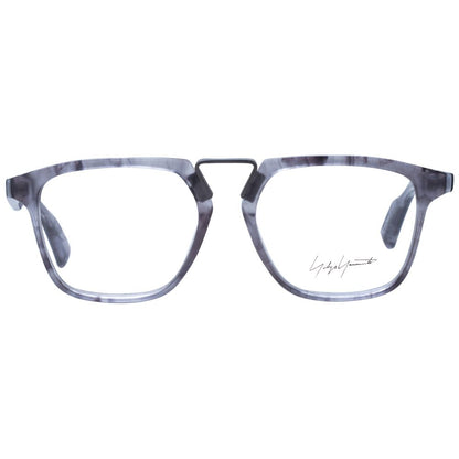 Yohji Yamamoto Gray Metal & Plastic Glasses (Frames) Yohji Yamamoto