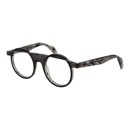 Yohji Yamamoto Gray Plastic Glasses (Frames) Yohji Yamamoto