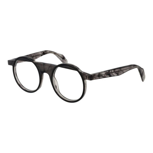 Yohji Yamamoto Gray Plastic Glasses (Frames) Yohji Yamamoto