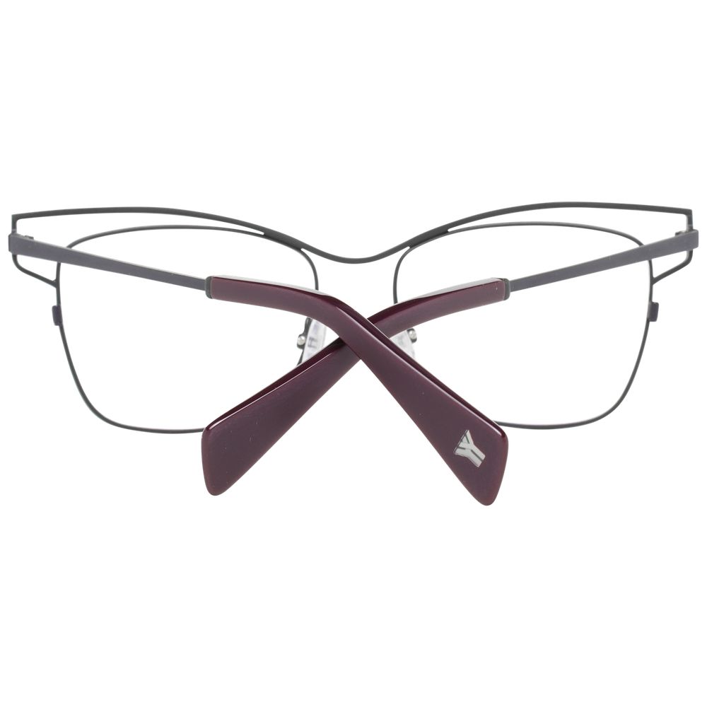 Yohji Yamamoto Gray Titanium Glasses (Frames) Yohji Yamamoto