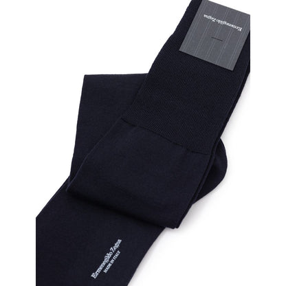 ZEGNA Navy Blue Wool Socks 1728,40-41,45-46,67397976224,Clothing,Men,Navy Blue,New with tags,Socks - Underwear - Clothing,Underwear - Clothing,ZEGNA